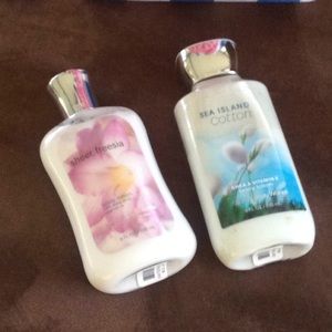 Sheer freesia lotion & Sea Island Cotton lotion